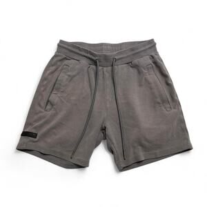 Alphalete Grey Athletic Shorts Size Small Drawstring Gym Training